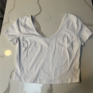 Lululemon White Align Tee